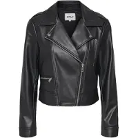 ONLY Skinnjackor ONLCARMEN FAUX LEATHER kvinnor - Svart - EU S