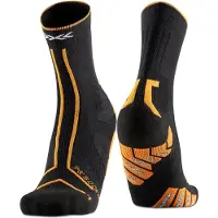 X-socks - Trail running kläder - Trail Run Terraskin Expert Crew Black/White för UnisexUll - Storlek 35-38 - Svart
