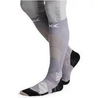 X-socks - Skidstrumpor - Ski Perform Merino Seal Grey/Light Sand för UnisexUll - Storlek 45-47 - Grå