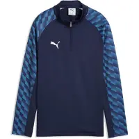 Puma Träningströja teamLIGA26 1/4 Blixtlås - Marinblå/White Barn, storlek 140 cm
