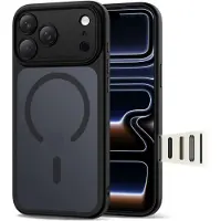 TechProtection Magpeak Magsafe CC-fodral för iPhone 17 Pro - matt svart