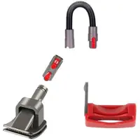 24hShop Husdjursmunstycke till Dyson V15 / V11 / V10 / V8 / V7 / V6 – 4-delars set