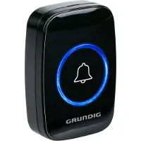 Grundig trådlös dörrklocka 300 m / trådlös ringklocka med 60 signaler / dörrklocka med LED-indikator