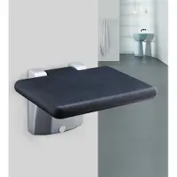 24.Se Duschstol väggmonterad 130 kg / fällbar duschsits / säker sittplats i duschen