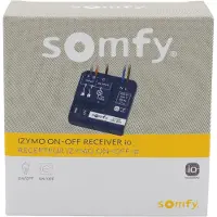 Somfy 1822649 infälld mottagare ljus på/av io