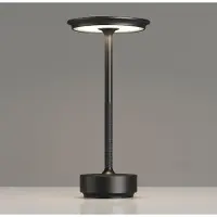 24.Se Bordslampa/nattlampa med touchkontroll och USB-laddning - Svart