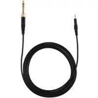 24hShop Ljudkabel till Audio Technica ATH-M50X / ATH-M40X 6,35+3,5mm till 2,5mm - 2meter