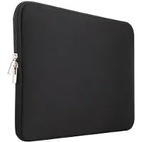 24.Se Laptopsleeve 14 tum svart – vadderat laptopfodral i neopren / sleeve för bärbar dator