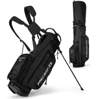 24.Se PGM golfbag – lätt bärbag i nylon med stativ