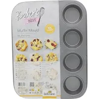 Birkmann Bakers Best Muffinform för 12 muffins, höjd 3 cm