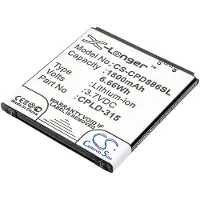 123accu Batteri till SmartPhone, Mobil för Vodafone Smart 4, Smart 4 Turbo, 889N m.fl.