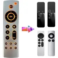 24hShop Universell Fjärrkontroll till Apple TV kompatibel med flera modeller - A2169 A1842 A1625