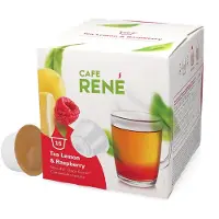 Chef Rene | Citron- & hallonte - 16 kapslar till Dolce Gusto