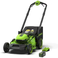 Greenworks Batteridriven gräsklippare självgående LM5104SA2; 40 V; 51 cm; 1x5,0 Ah batt.