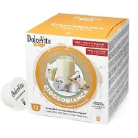 Dolce Vita | Cioccobianca - Vit varm choklad - 12 kapslar till Dolce Gusto