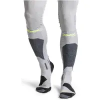 X-socks - Skidstrumpor - Ski Discover Rhino Grey/Canary för Unisex - Storlek 39-41 - Grå
