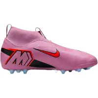 Nike Air Zoom Mercurial Superfly 10 Academy Ag Scary Good - Rosa/svart/totalt Crimson Barn - Konstgräs (Ag), storlek 36