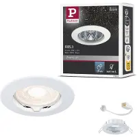 Paulmann 17943 Premium Line Monteringsring Halogen GU5.3 50 W Vit