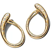 Pandora Essence gulgallrade droppcreoler 264660C01