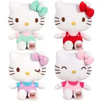 Hello Kitty Teddy Klassisk 4 Modeller Slumpmässig Leverans Blandad 25 Cm