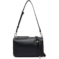 Furla för kvinnor. WE00922-BX2269 Talia Mini svart läderväska (OSFA), Casual, Klassisk, Hud