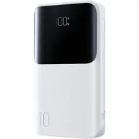 JOYROOM JR-QP191 Star Series Mini 10000mAh 22,5W Powerbank med digital display - Vit