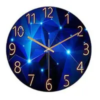 24hShop Väggklocka med vacker urtavla - Digital Blue
