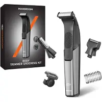 MAXGROOM M-319 multifunktionell trimmer med utbytbara spetsar - svart