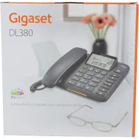 Gigaset DL380 – analogt fastnätstelefon med extra stora knappar och stor display