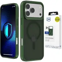 3mk Protection 3mk Smoke MagCase för iPhone 17 Pro - Grönt genomskinligt