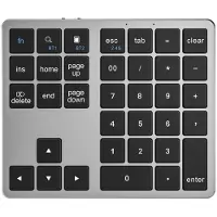 24hShop Numeriskt Bluetooth-tangentbord med 34 knappar och lång batteritid