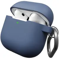 KEYBUDZ Elevate Series Skydd med nyckelring till Airpods 4th Gen - Blå