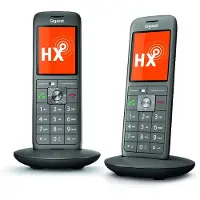 Gigaset CL660HX Duo – 2 trådlösa DECT-mobilenheter med laddningsställ