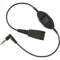 Jabra - Headset-kabel - Snabburkoppling hane till mini-phone stereo 3.5 mm hane - 30 cm