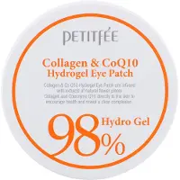 Petitfee , Kollagen & CoQ10 Hydrogel Ögonplåster, 60 Plåster, 1,4 g Varje