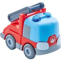 Haba Brandbil m. Stege - 7,5 cm - Röd - - One Size - Bil