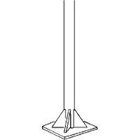 Triax STG 60, Metallisk, Stål, 120 cm, 1000 mm, 12 kg, 6 cm