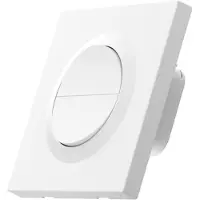 Sonoff MINI-2GS-E Matter väggbrytare med två kanaler.