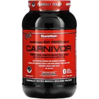 Musclemeds , Carnivor, Biotekniskt Framställt Nötköttsskinn Proteinisolat, Cookies & Cream, 1,85 lbs 840 g (840 g)