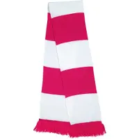 Result Resultat Winter Essentials Team Winter Scarf One Size vit/fuchsia