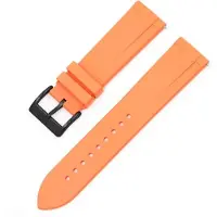 Freesh Premium Fluoro gummirem Snabbkoppling för Omega Rolex Seiko Spänne i rostfritt stål 20/22 mm armband för män kvinnor 22mm