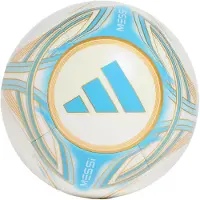 Adidas Fotboll Messi Club El Ultimo Tango - Vit/Halvblå Burst/Blå, storlek Ball SZ. 3