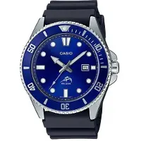 Casio Herr YOUTH Blå Klocka MDV106B-2AV MDV106B-2AV Metal Watch Box (Free Gift) blue