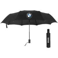 Opel Bärbar Fällbar Automatisk Paraply Regn Bil Stor Affärs 3-fällbara Paraplyer För BMW M E60 E63 E64 E90 E91 E92 E93 X1 X3 X5 X6 svart