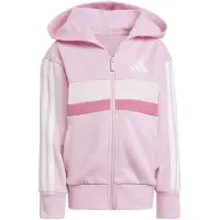 Adidas Träningsdräkt 'Essentials Tiberio' rosa / vit