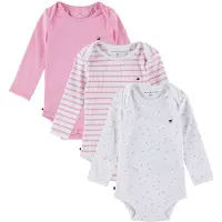 Tommy Hilfiger 3 Pack Essential Long Sleeve Bodysuits Gift Box
