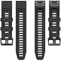 24.Se Silikonarmband till Garmin Fenix 6X Svart
