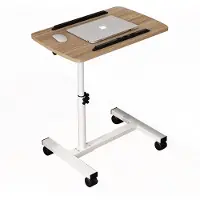 24hShop Höj- och sänkbart laptopbord med hjul