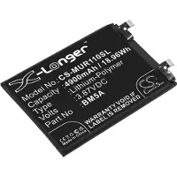 123accu Batteri till SmartPhone, Mobil för Xiaomi Redmi Note 11 Pro, 21091116C, Note 11i 5G m.fl.