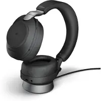Jabra Evolve2 85 MS Stereo - Headset - fullstorlek - Bluetooth - trådlös - aktiv brusradering - 3,5 mm kontakt - ljudisolerande - svart - Certifierad för Microsoft-teams